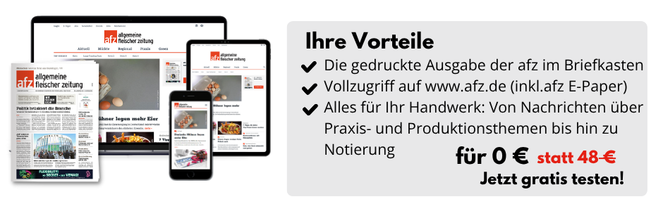 Ihre Vorteile: Die gedruckte Ausgabe der afz im Briefkasten, Vollzugriff auf www.afz.de (inkl.afz E-Paper) und Alles für Ihr Handwerk: Von Nachrichten über Praxis- und Produktionsthemen bis hin zu Notierung. Für 0 Euro statt 48 Euro. Jetzt gratis testen